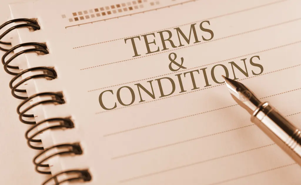 terms and conditions